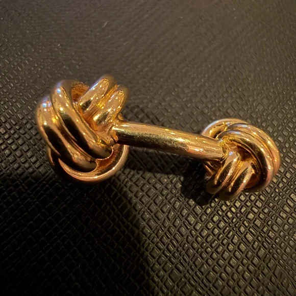 Vintage Tiffany Gold Knot cufflinks - Picture 3 of 6
